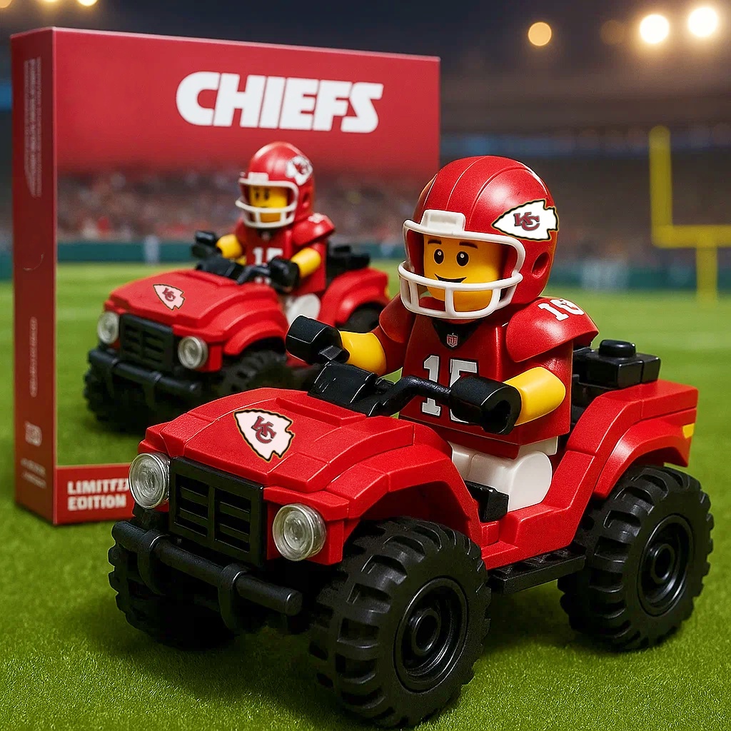 NFL Kansas City Chiefs ATV Building Block Set