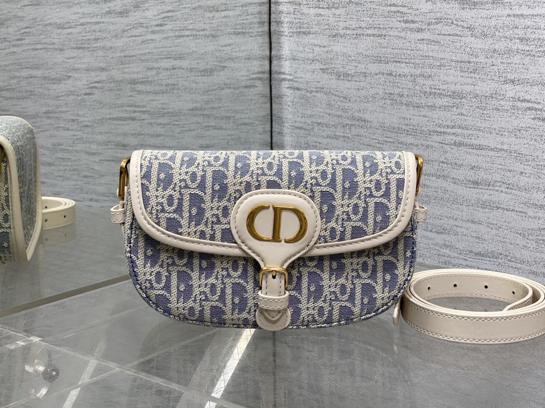 Dior Bobby East-West Raffia Straw Bag