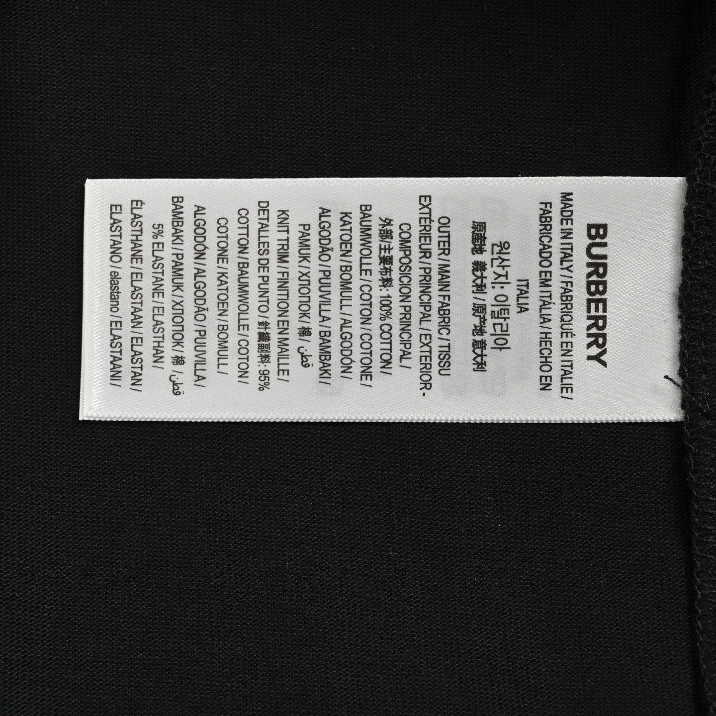 Burberry 25ss check horse embossed short sleeves