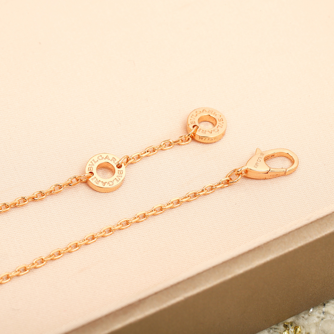 Bulgari diamond snake bone necklace
