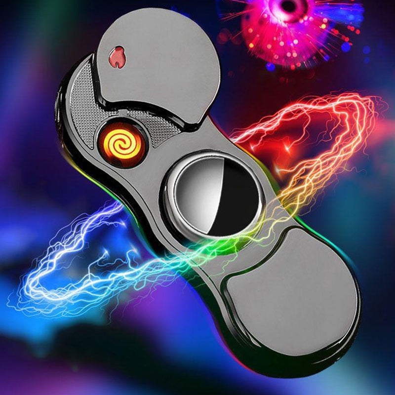 Fingertip gyro lighter multifunctional rechargeable new laser