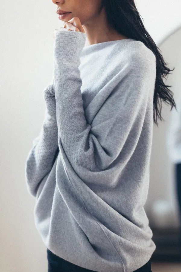✨Asymmetric Draped Jumper
