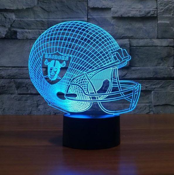 LAS VEGAS RAIDERS 3D LED LIGHT LAMP