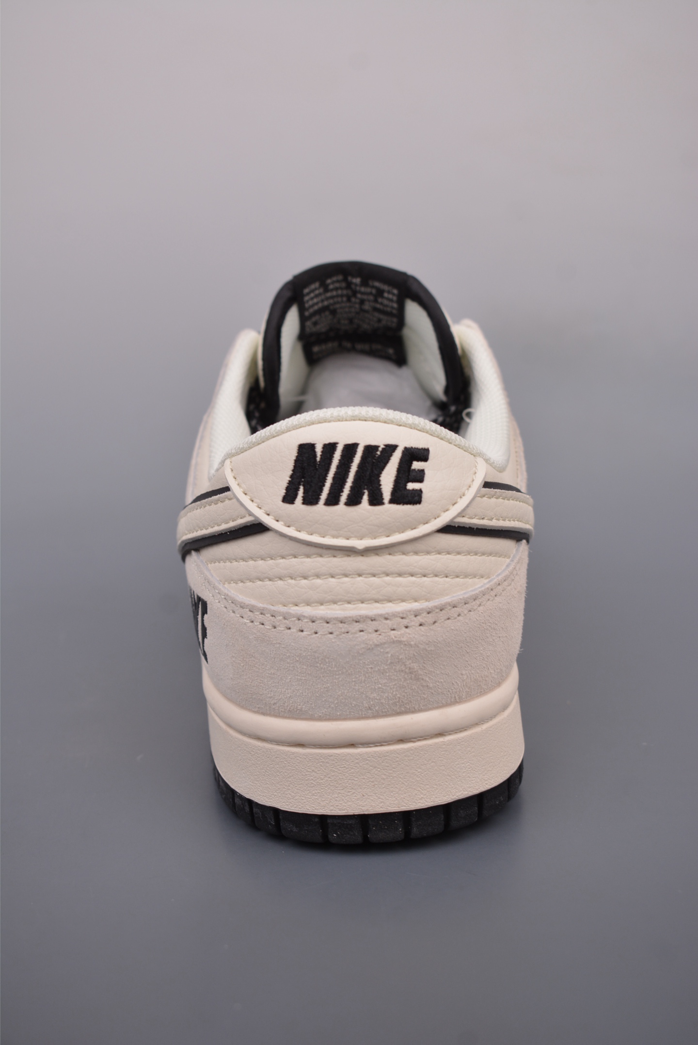 Nike By You SB Dunk Low Retro SP Off-White Black Logo BB7518-023