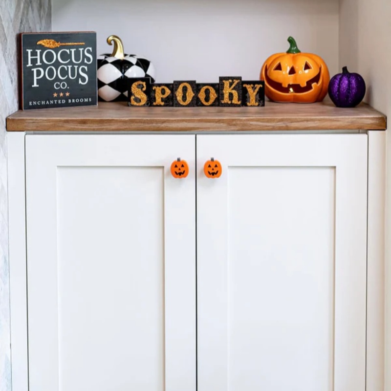 🎃Early Halloween Sale👻Set of 12 pcs Halloween Pumpkin Knob Button Cover-Buy 3 Sets Free Shipping