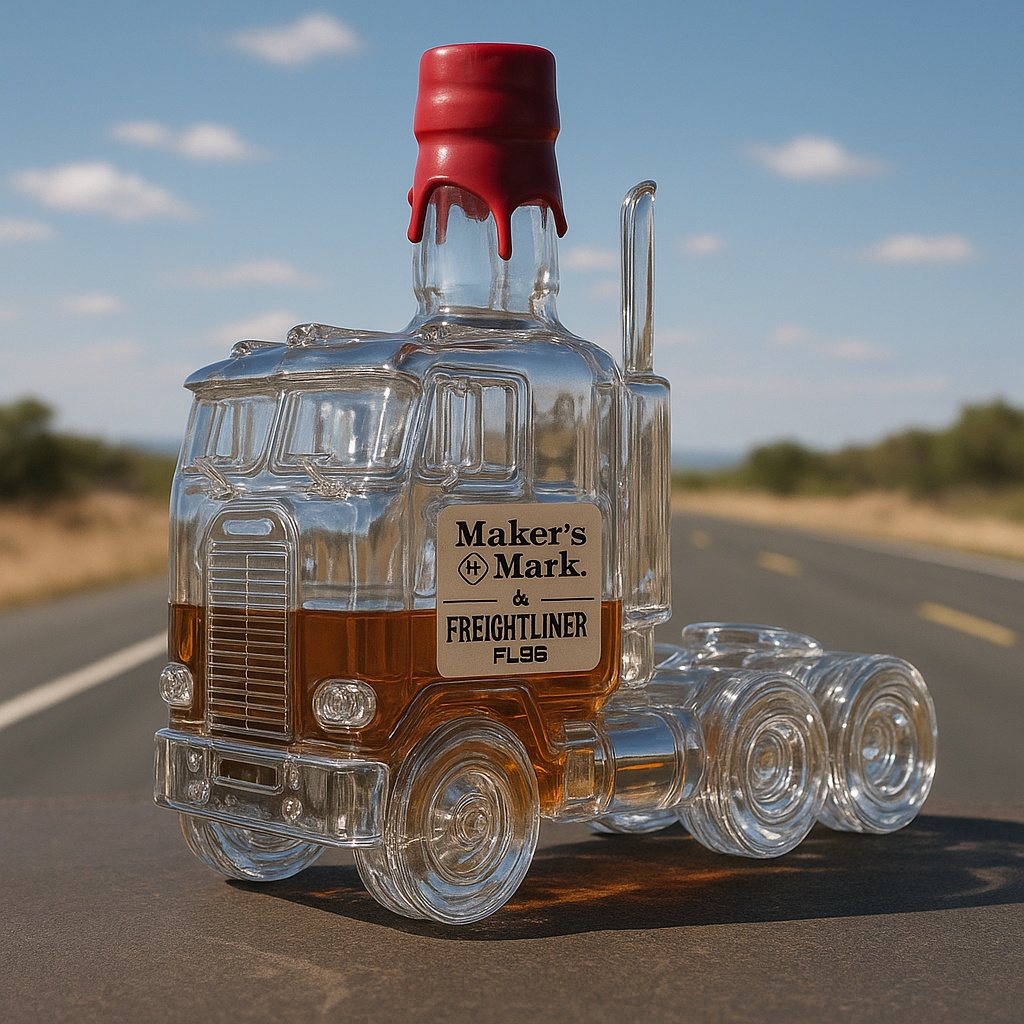 Freightliner FL86 Whiskey Bottle