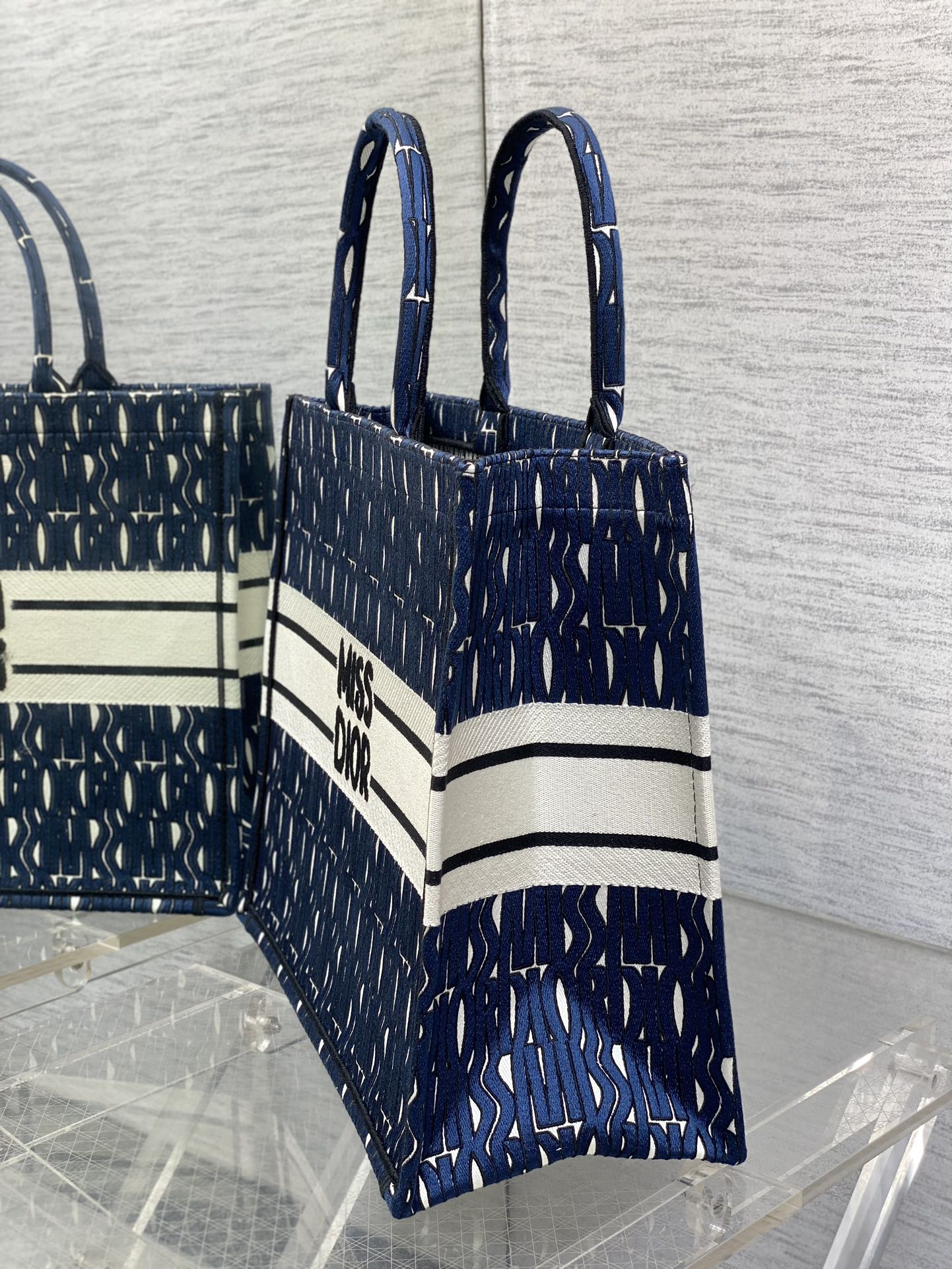 Dior Miss Embroidered Tote Shopping Bag
