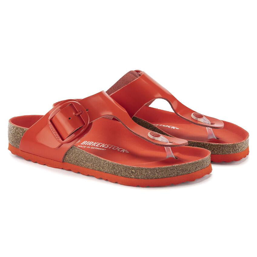 Gizeh Big Buckle Natural Leather Patent B-41448