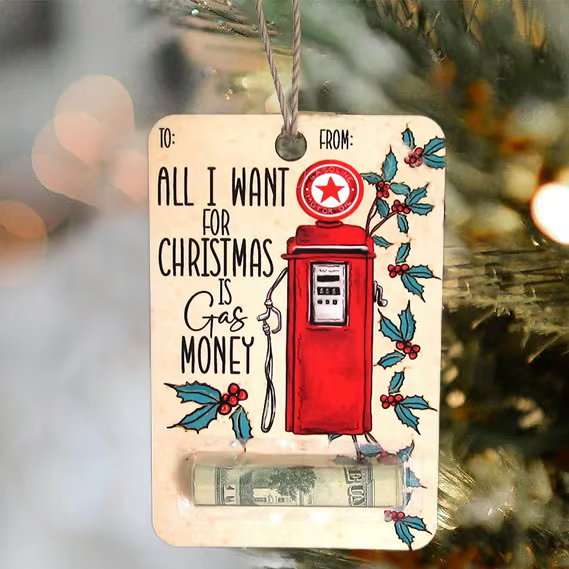 🎅💸Christmas Hot Sale 70% Off - Handcrafted Wooden Money Holders Gift