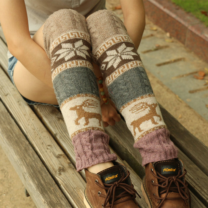 🎄CHRISTMAS ON SALE🎄Bohemian Knit Wool Leg Warmers