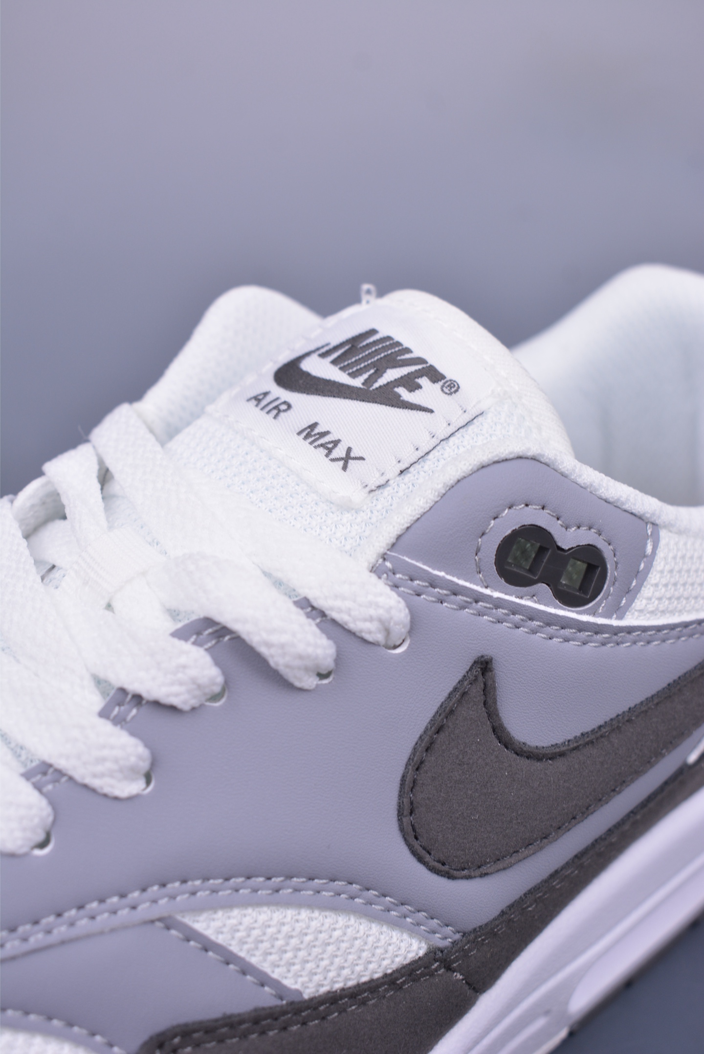 Nike Air Max 1 87 original series running shoes white gray dark gray HM9936-001