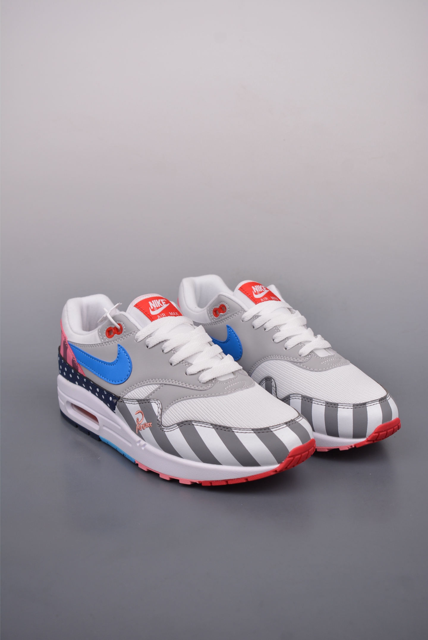 Piet Parra x Nike Air Max 1 White Multi Rainbow Amusement Park AT3057-100