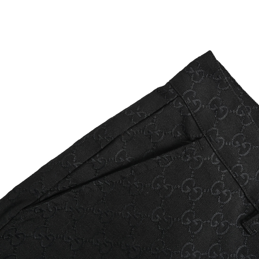Gucci 24Fw Double G jacquard canvas trousers suit