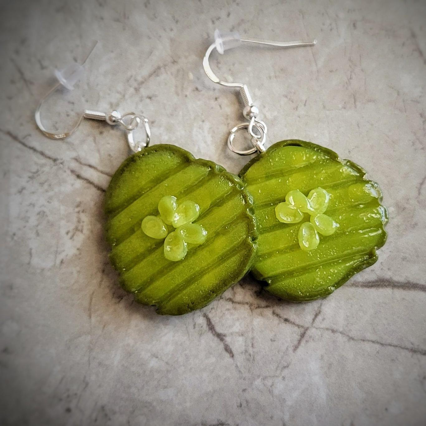 Pickle Earrings🥒
