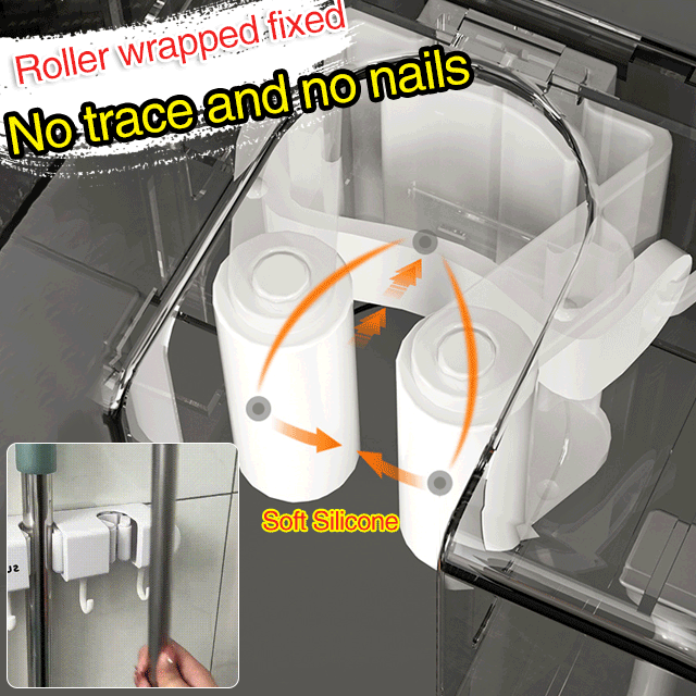 🌲Early Christmas Sale 50% OFF - 【Tiktok Hot Sale】Punch-free multifunctional mop holder--BUY 2 GET FREE SHIPPING