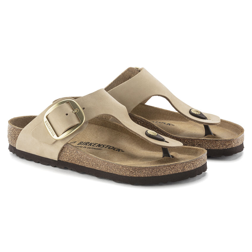 Gizeh Big Buckle Nubuck Leather B-23831