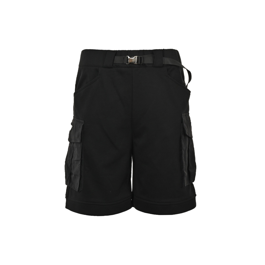 Prada belt buckle triangle logo cargo shorts