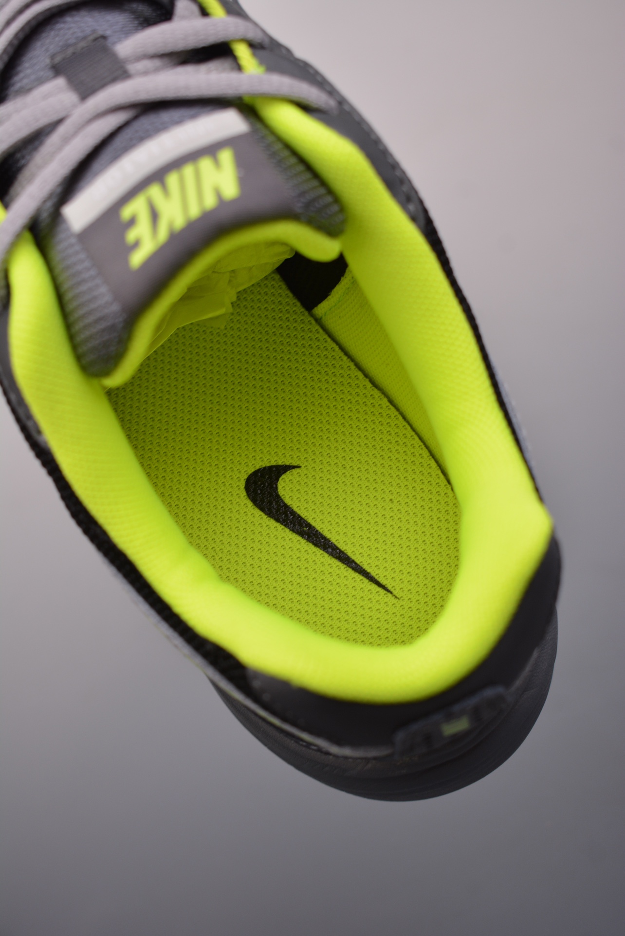Nike Initiator Running gray black fluorescent green 394055-023