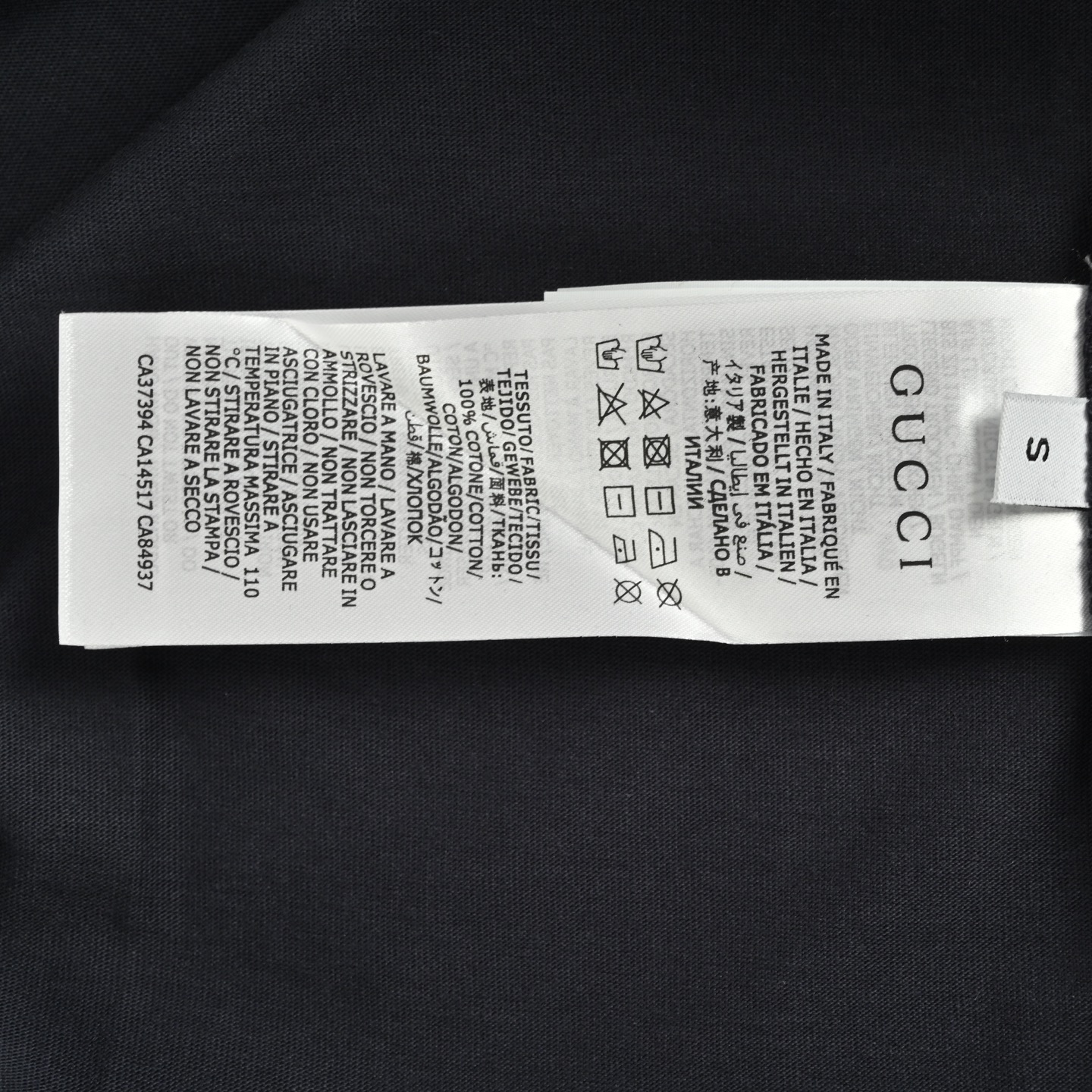 Gucci 25ss explosive letter print short-sleeve