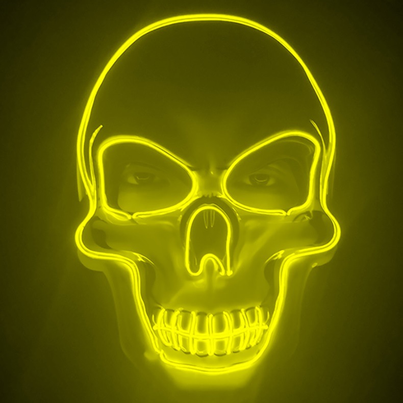 Skull Head Led Mask Halloween
