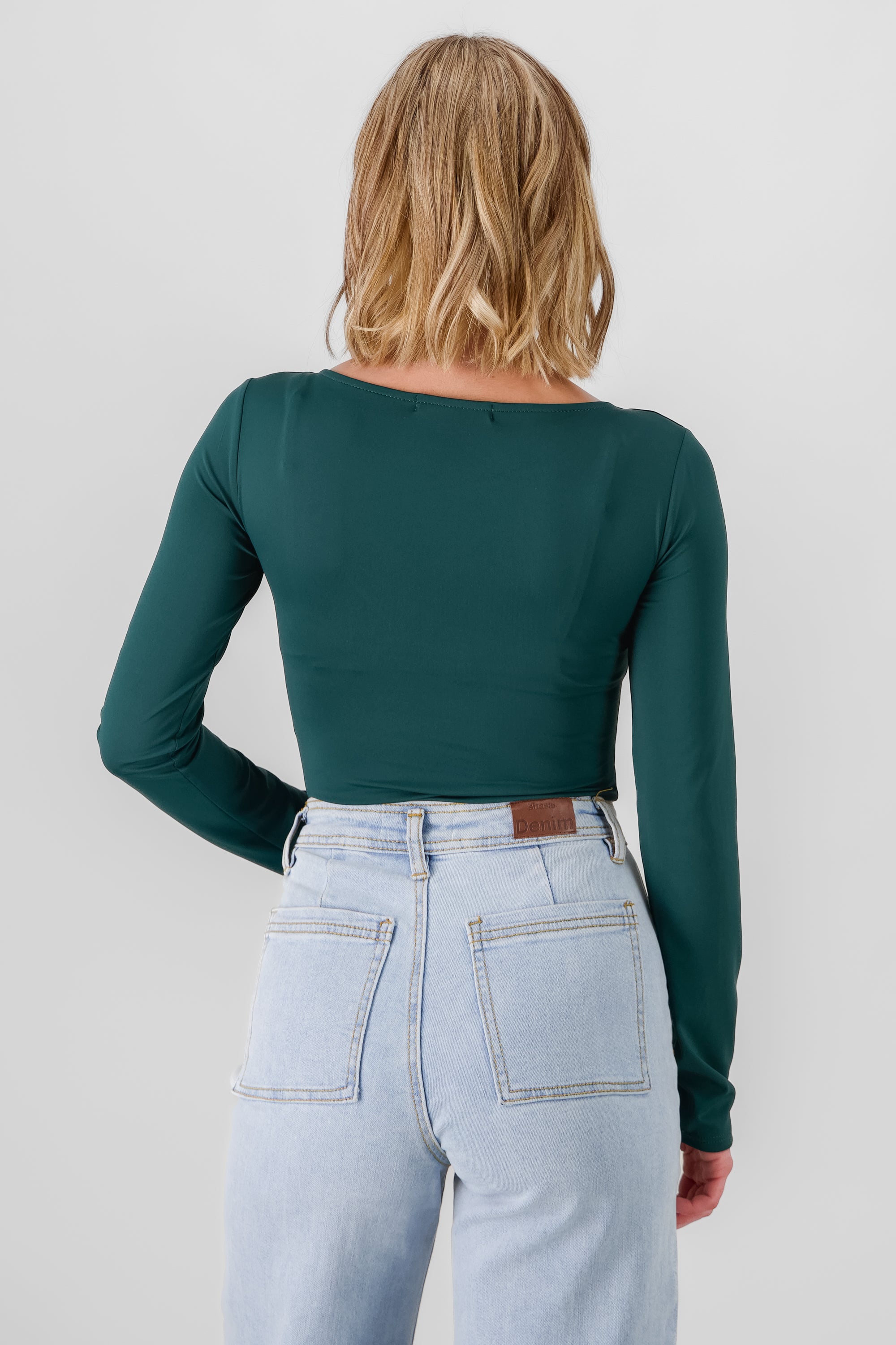 Solid Long Sleeve Top