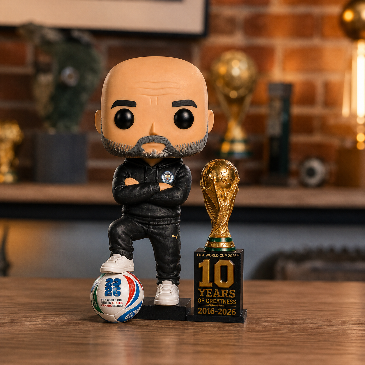 Pep Guardiola “10 Years of Greatness” Retirement Edition POP! Figure ⚽🏆