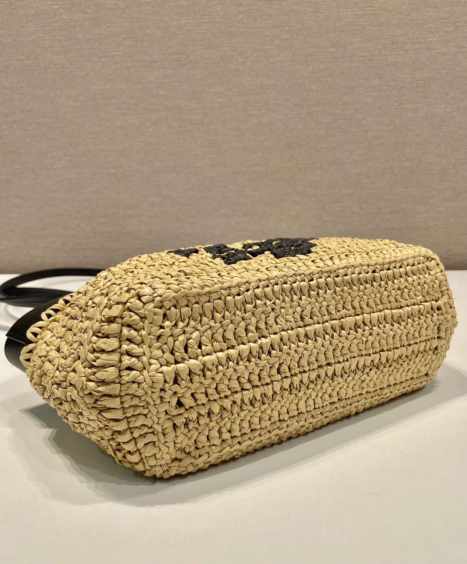 Prada woven tote bag small 1BG501