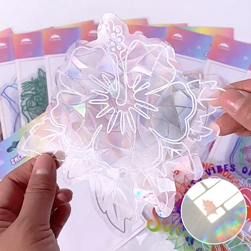 🔥Last Day 60% OFF🔥PVC animal colorful anti-collision glass sticker