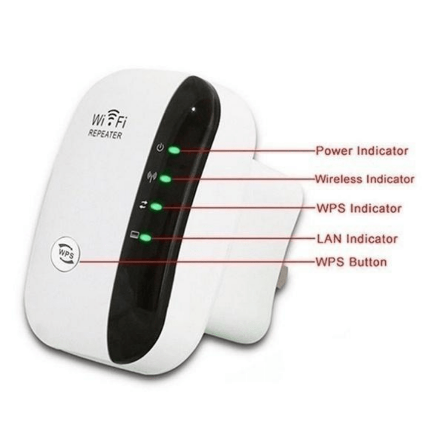 WiFi Extender Signal Booster Up To 2640sq.ft The Newest Generation, Wireless Internet Repeater, Long Range Amplifier With Ethernet Port, Access Point, 1-Tap Setup, Alexa Compatible N300 Gift For Birthday/Easter/Boy/Girlfriend