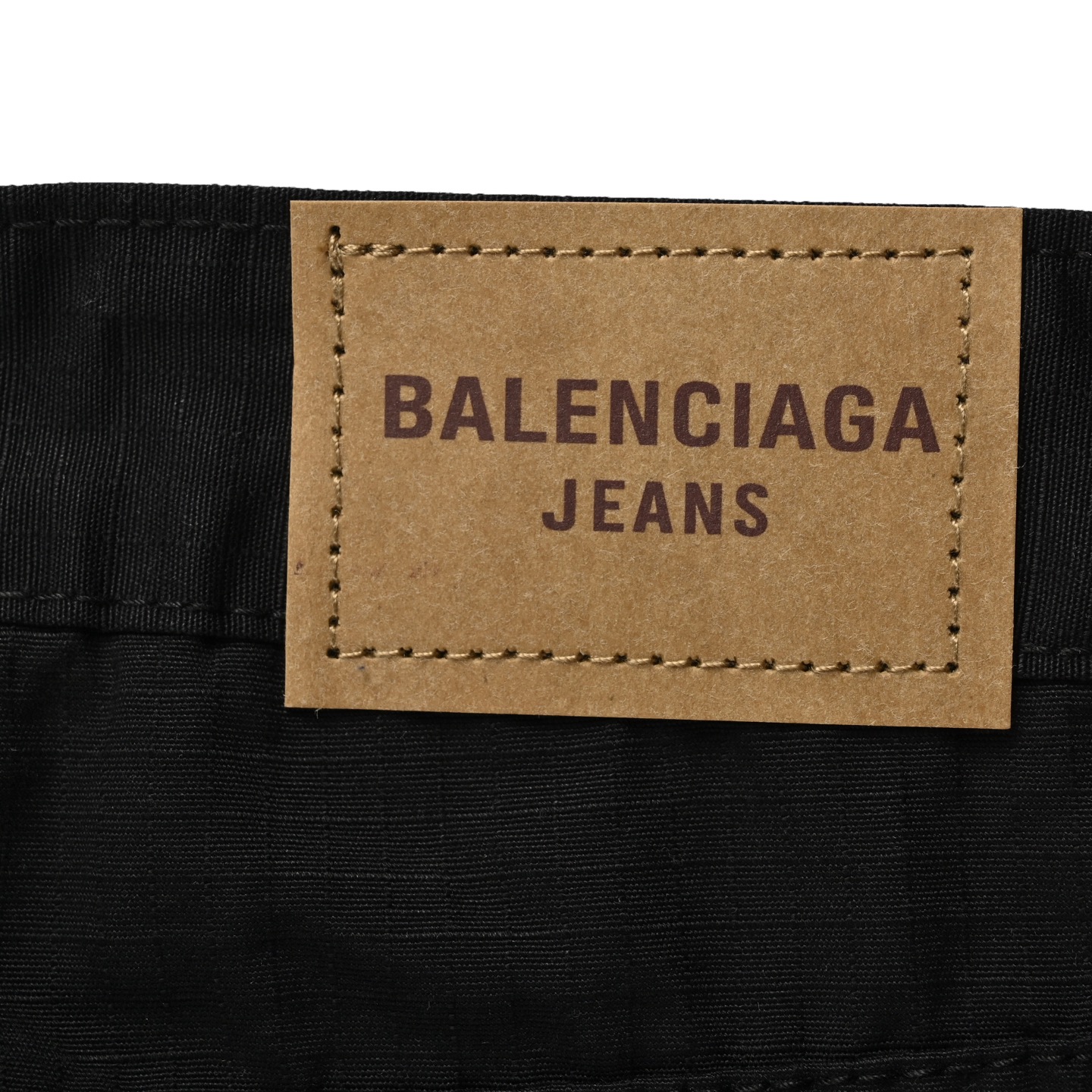 Balenciaga 25ss washed patchwork denim trousers