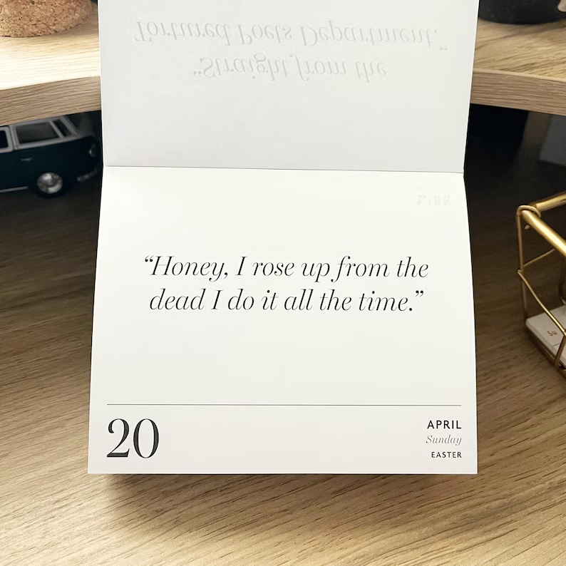 📅📅Daily TS Desktop Calendar 2025 Page