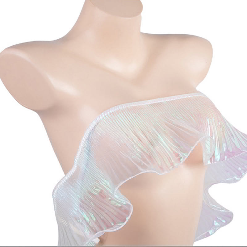 Cosplay Mermaid See-through Backless Lingerie Dress