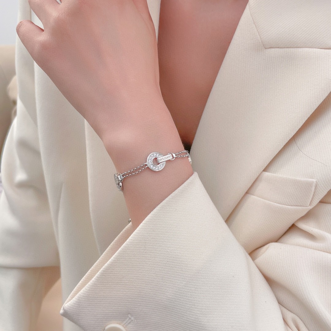 Bulgari Diamond Disc Bracelet