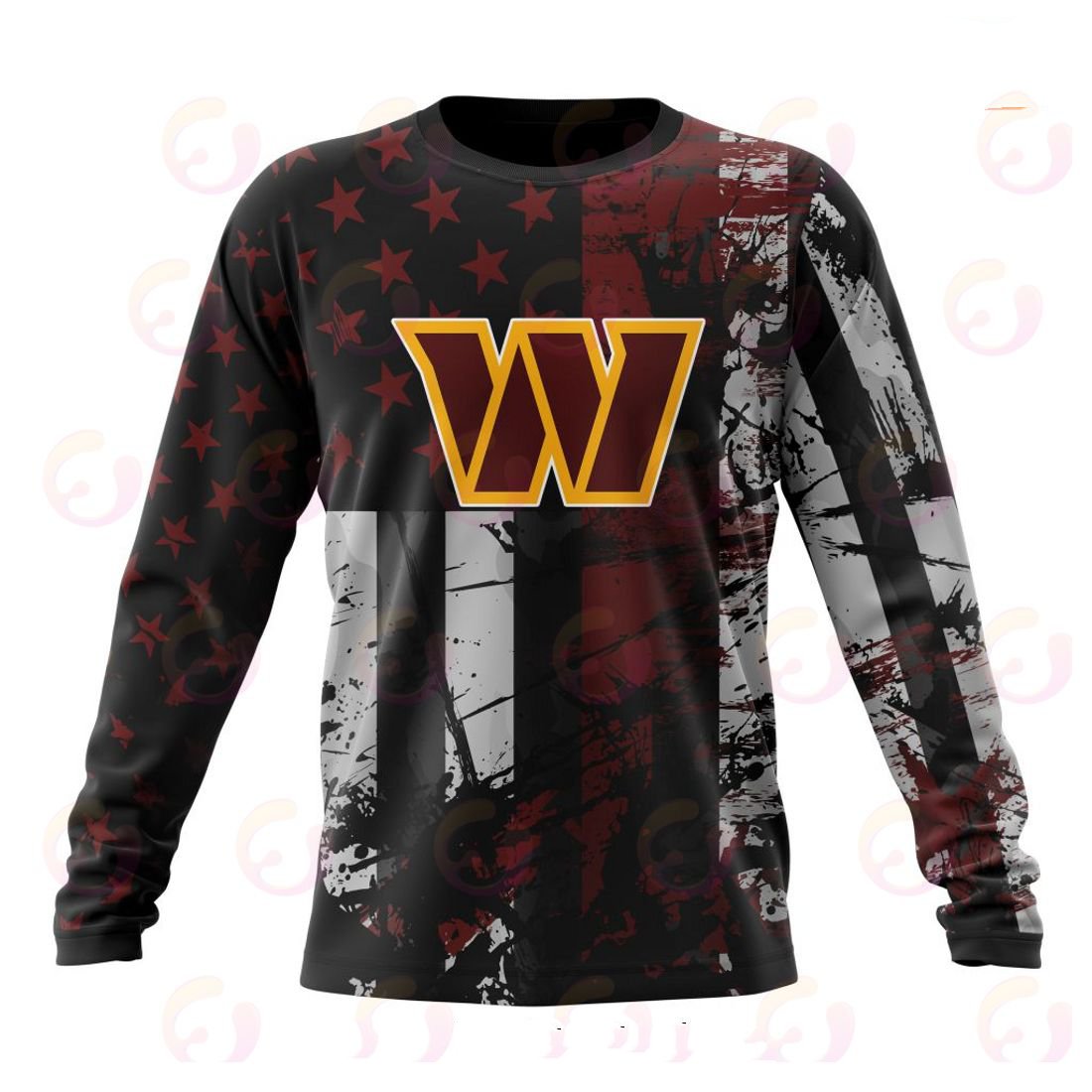WASHINGTON 3D HOODIE JERSEY FOR AMERICA