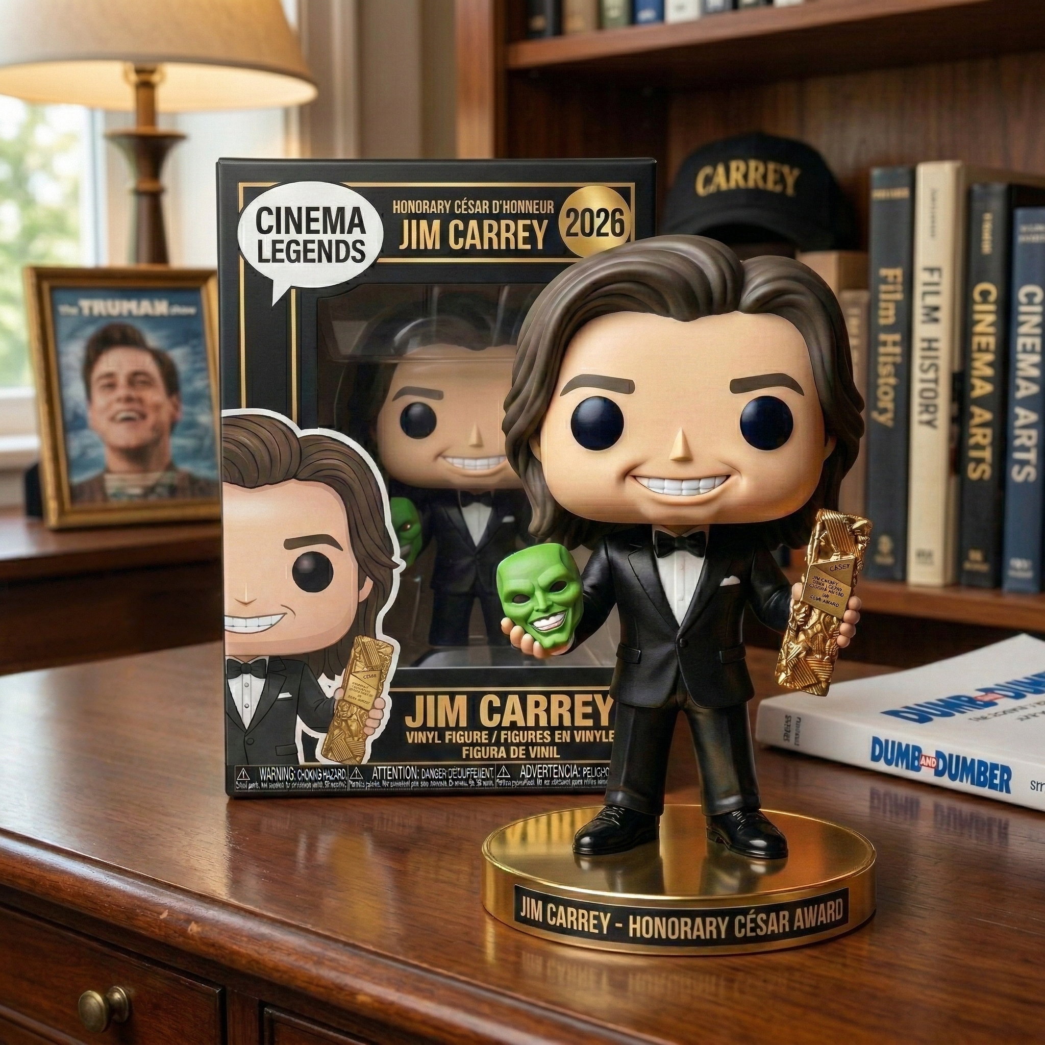 Jim Carrey – Honorary César Award Commemorative Pop! Figure