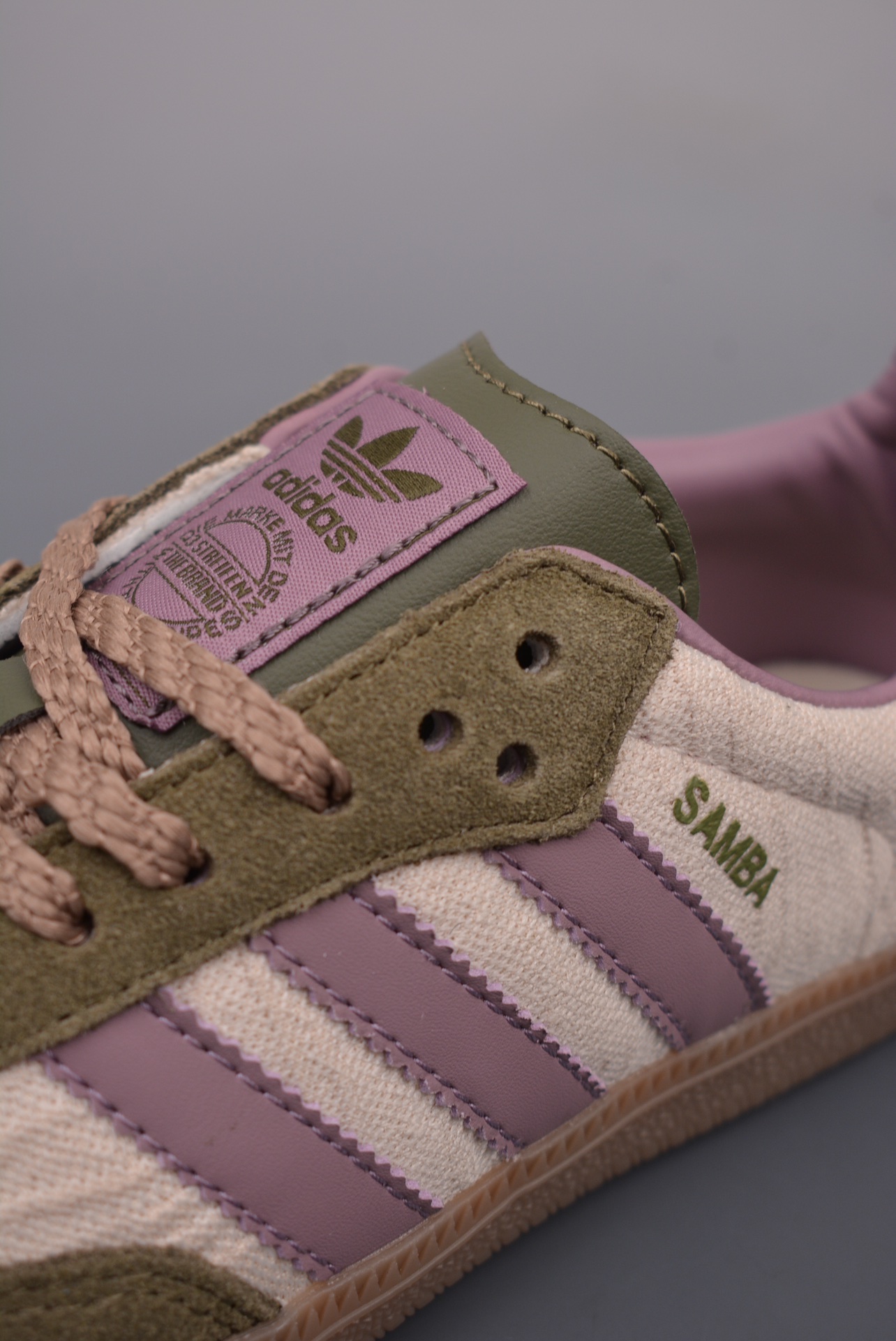Adidas Originals Samba OG Green Purple Beige JP5675