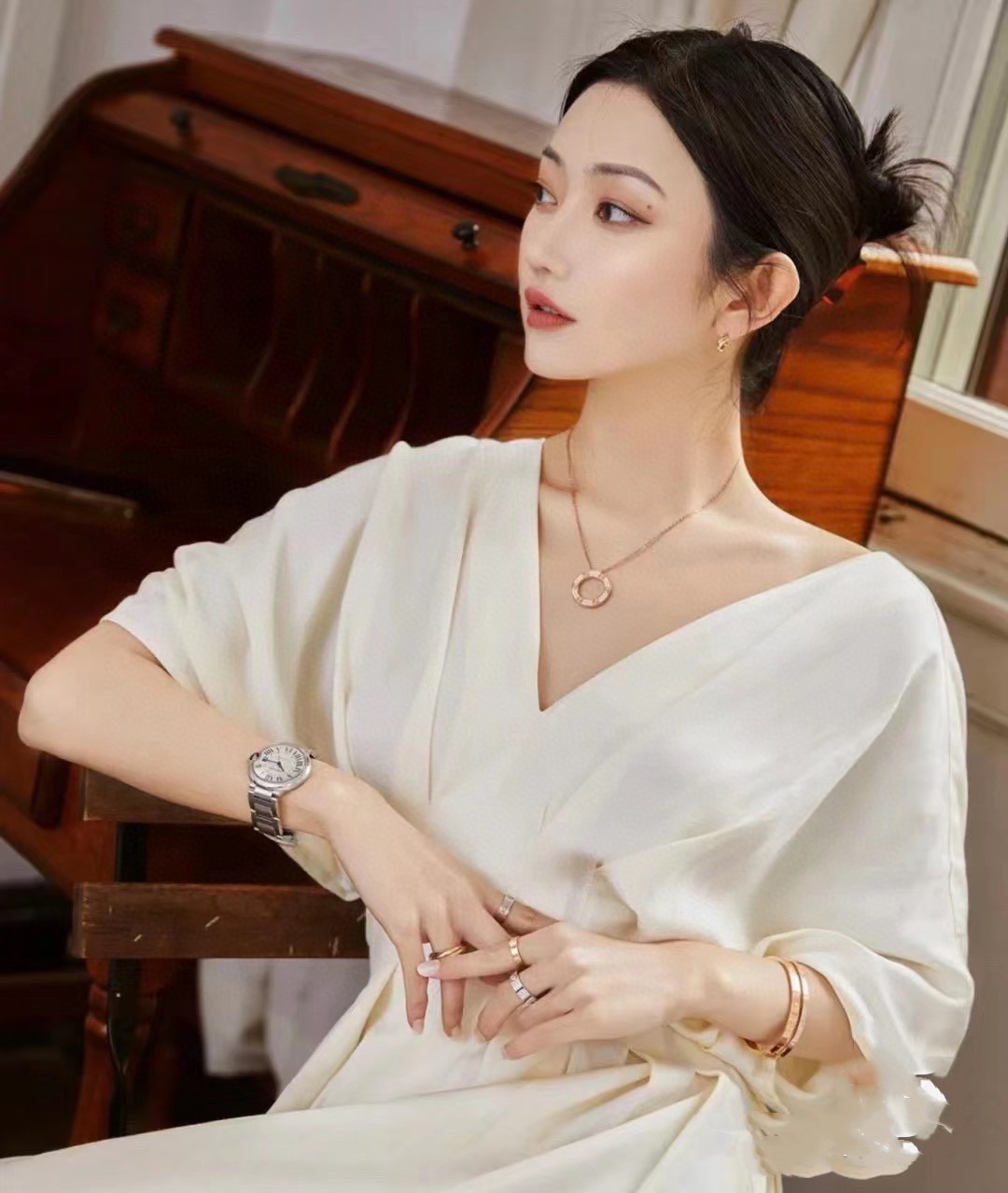 Cartier LOVE Big Round Necklace