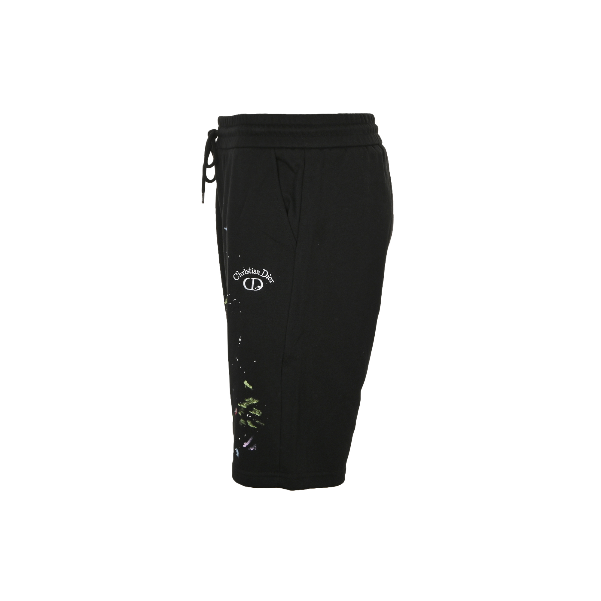 Dior 25ss embroidered graffiti shorts