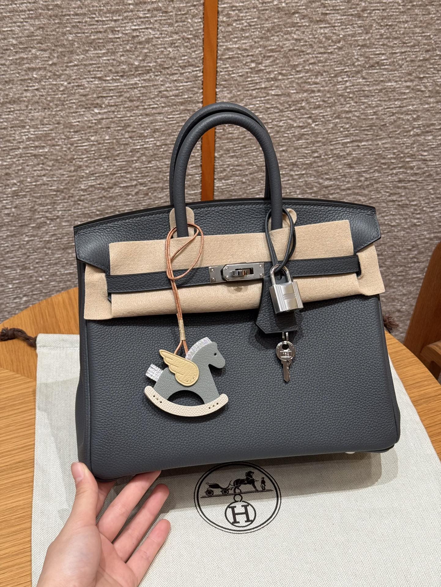 Hermès Birkin H0Girs Misty Handbag (Handmade to Order)