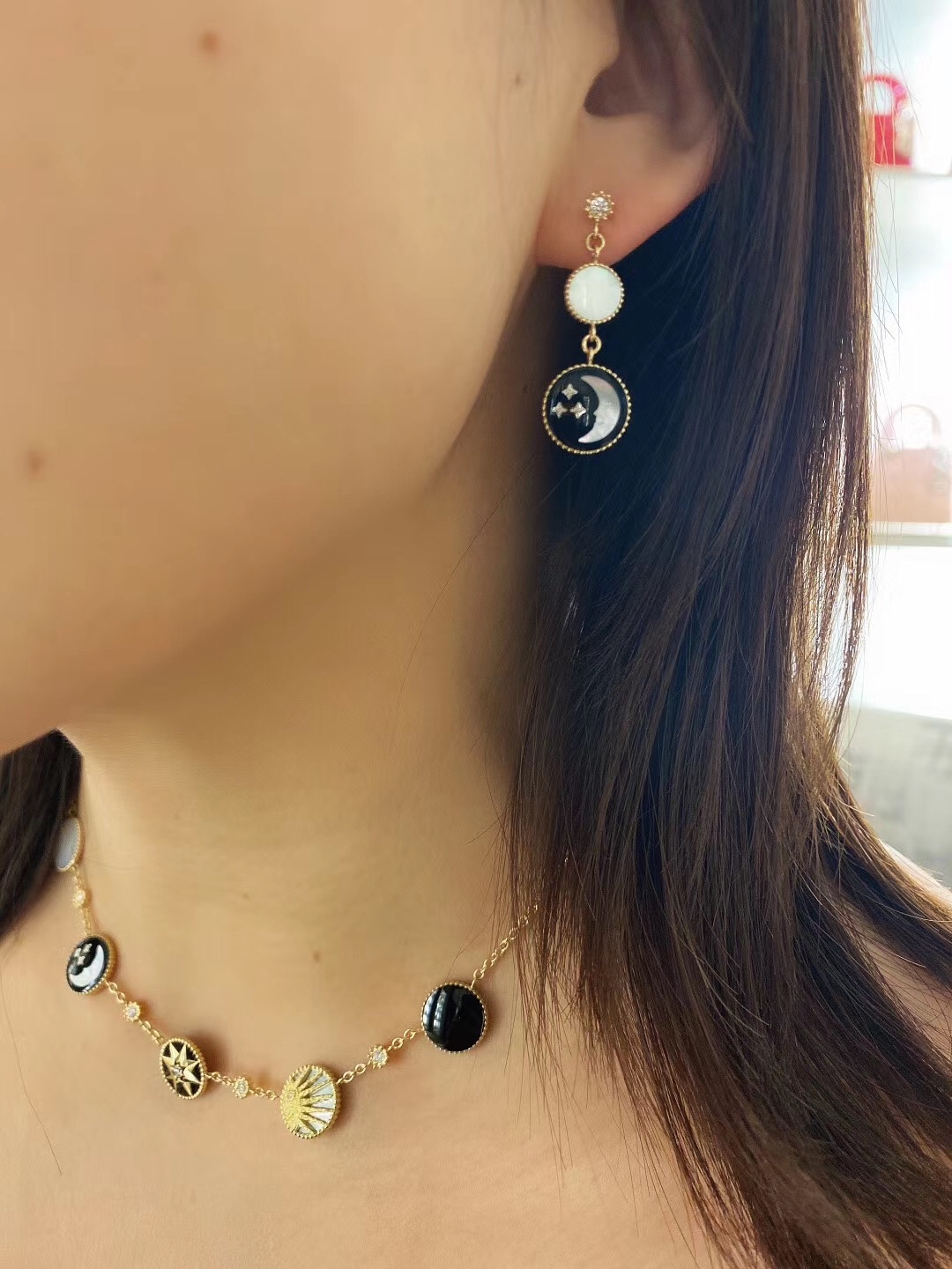 Dior Sun, Moon and Stars Earrings