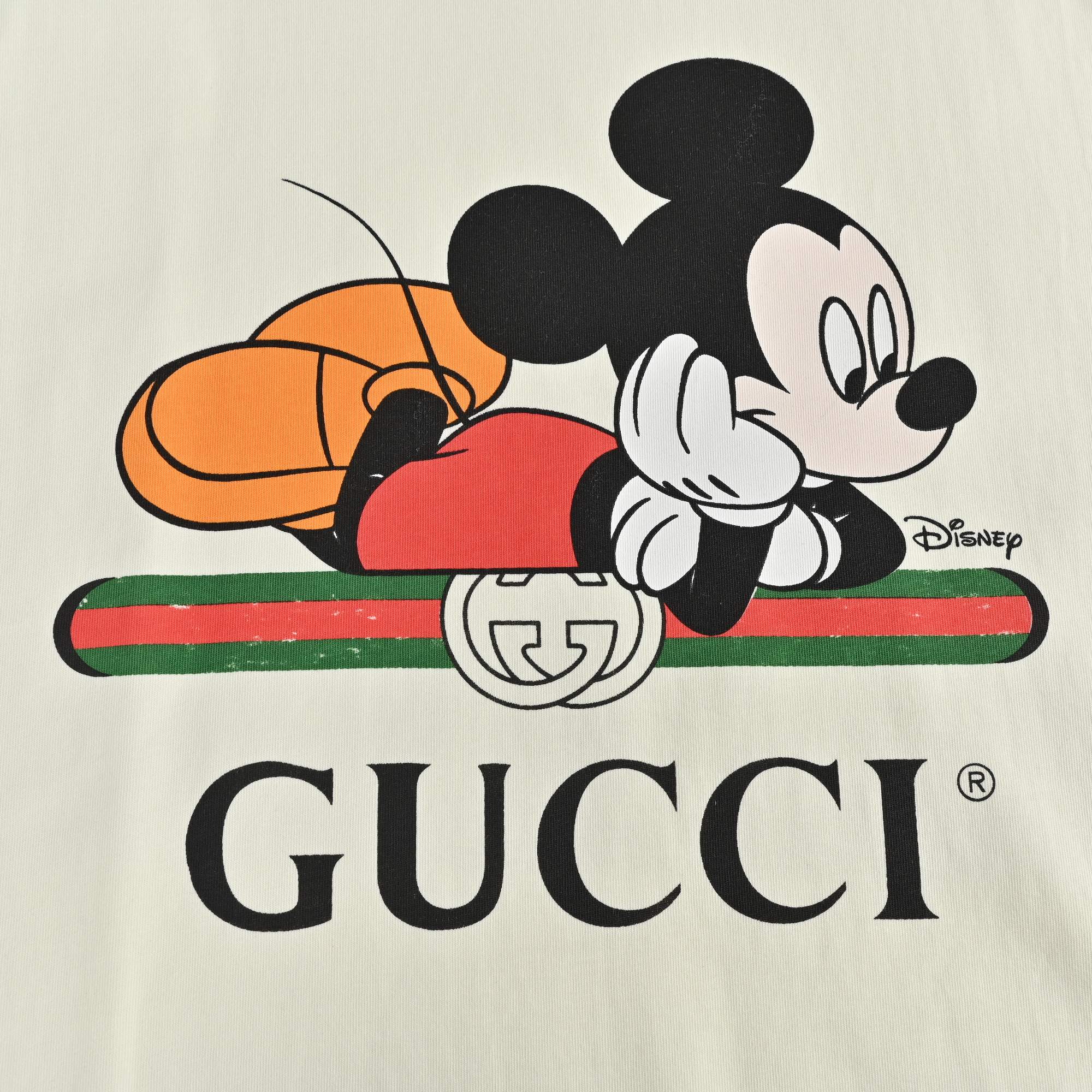 Gucci x Disney Mickey Mouse print short sleeves