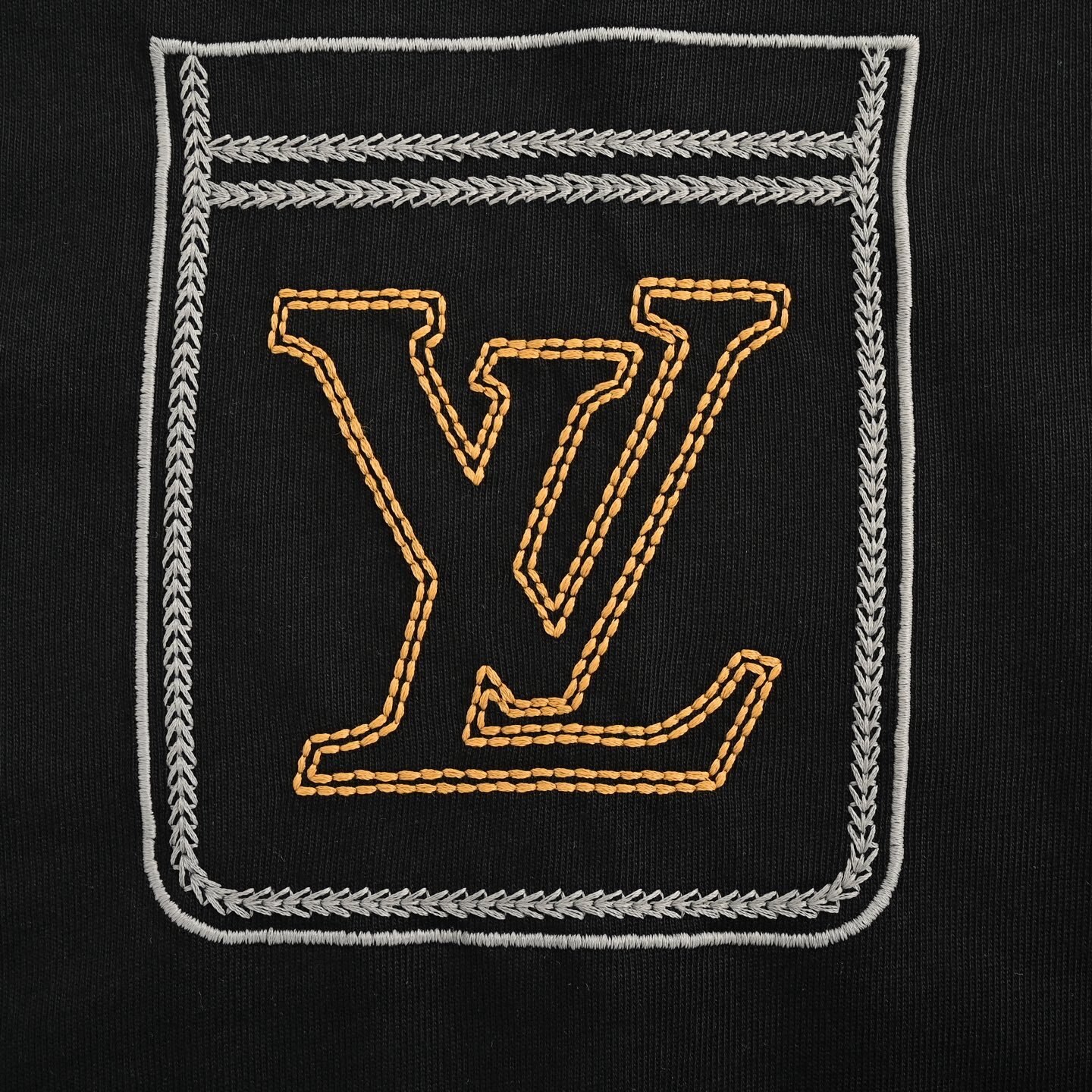 Louis Vuitton 25ss short-sleeved shirt with faux pocket embroidery