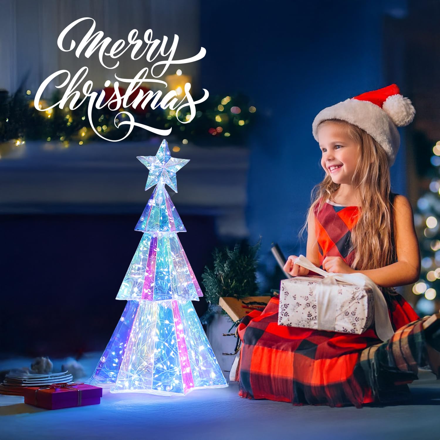 🎄CHRISTMAS ON SALE🔥LED Prismatic Rainbow Christmas Decorations