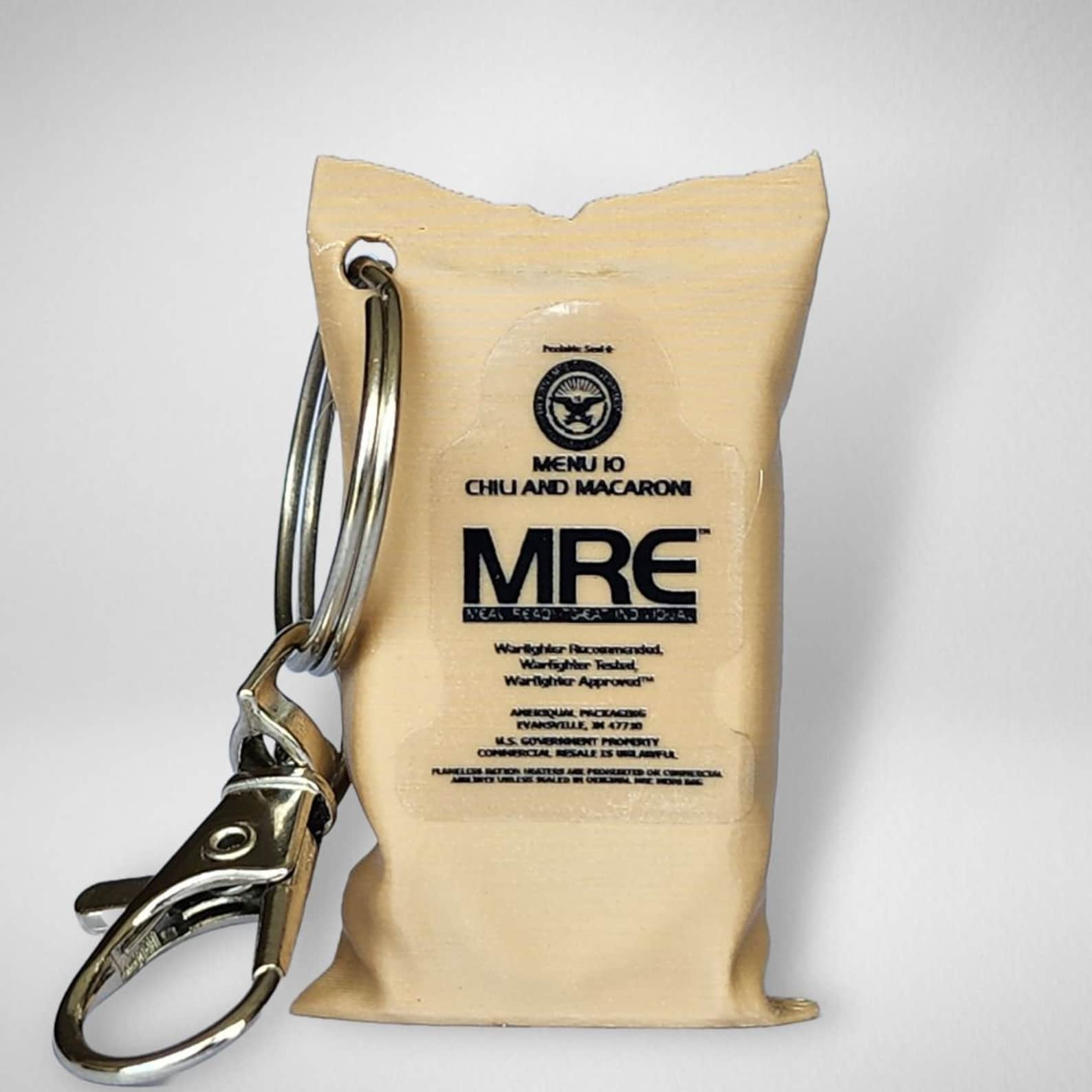 MRE Chili-Mac Keychain | Perfect gift for Veterans