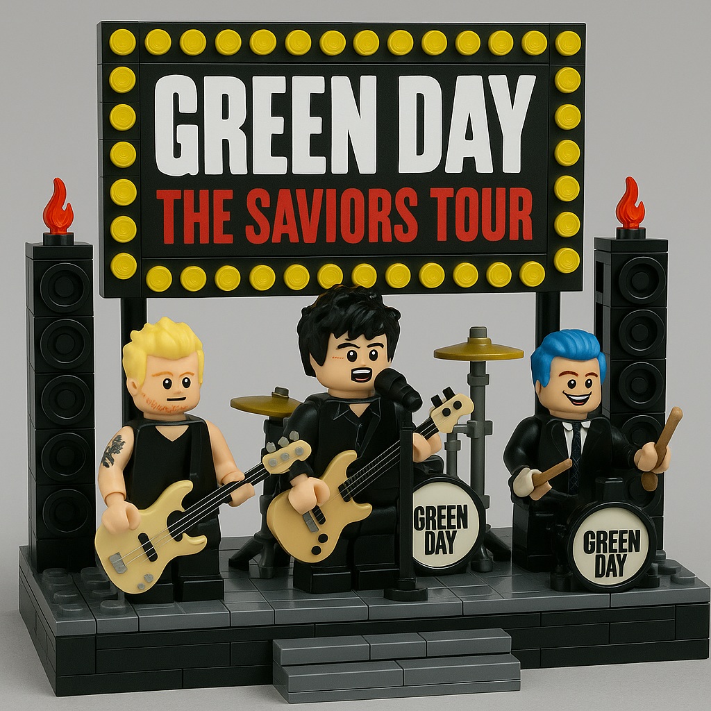 Green Day “The Saviors Tour” World Tour Minifigure Model
