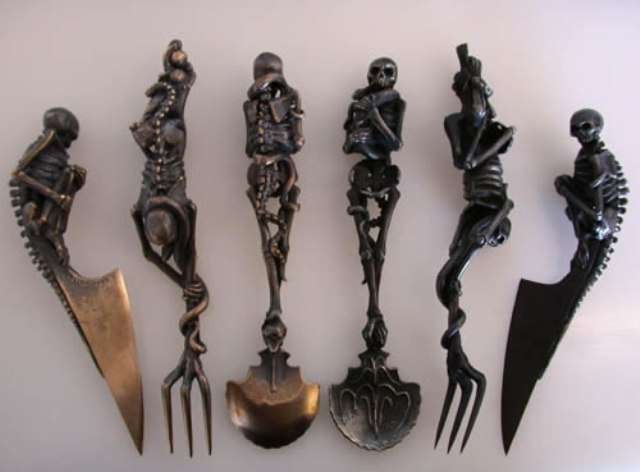 Hot Sale 🔥Halloween Gift Skeletal Cutlery Sets🎁