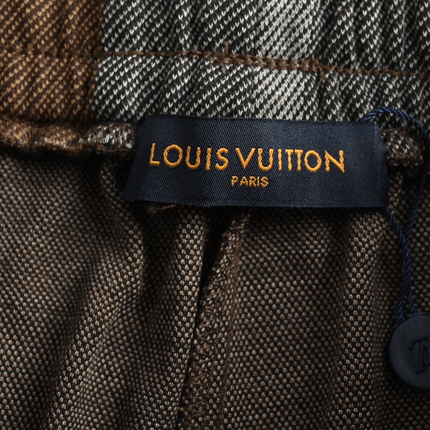 Louis Vuitton 25ss Checkerboard Jacquard Lettering Shorts