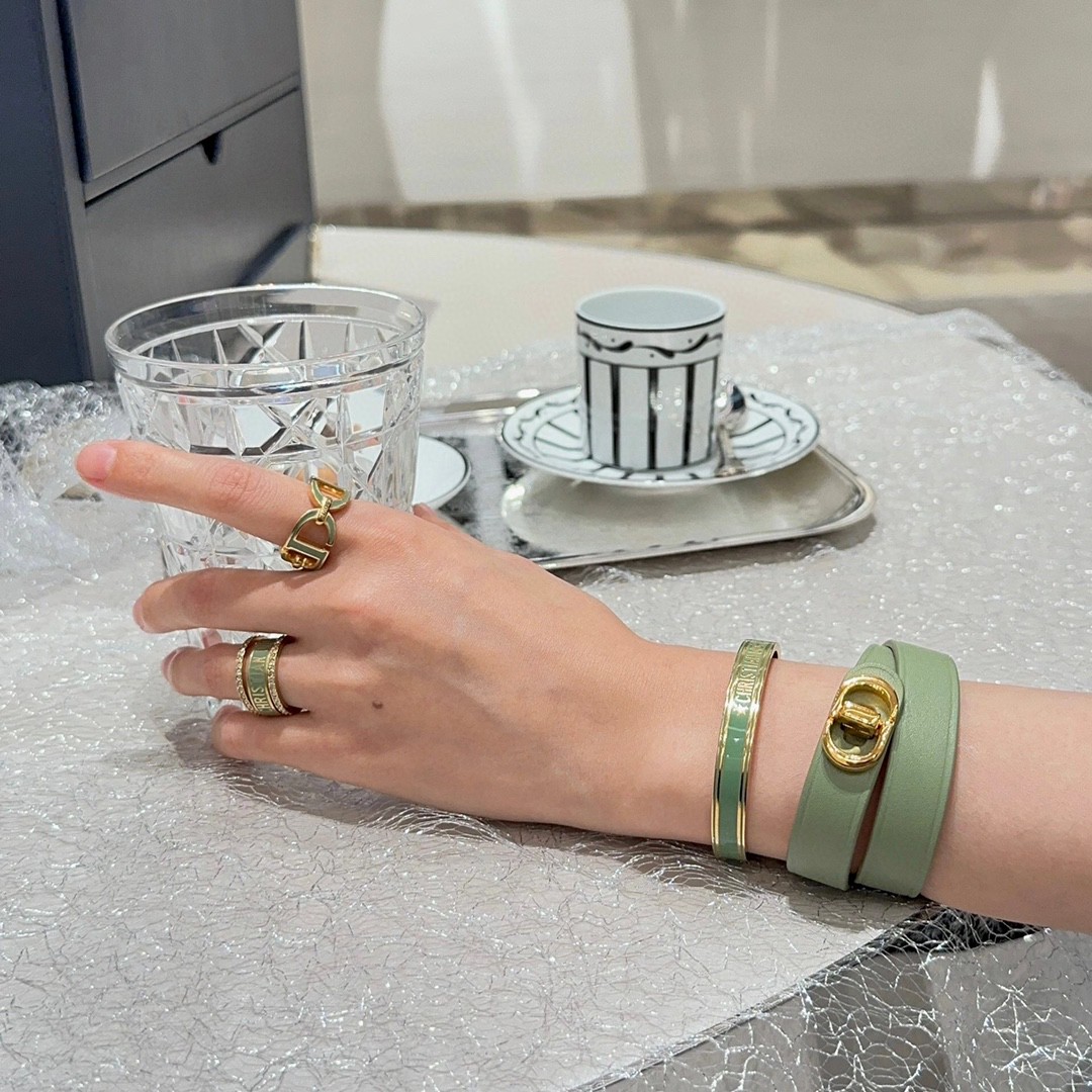 Dior butterfly open bracelet