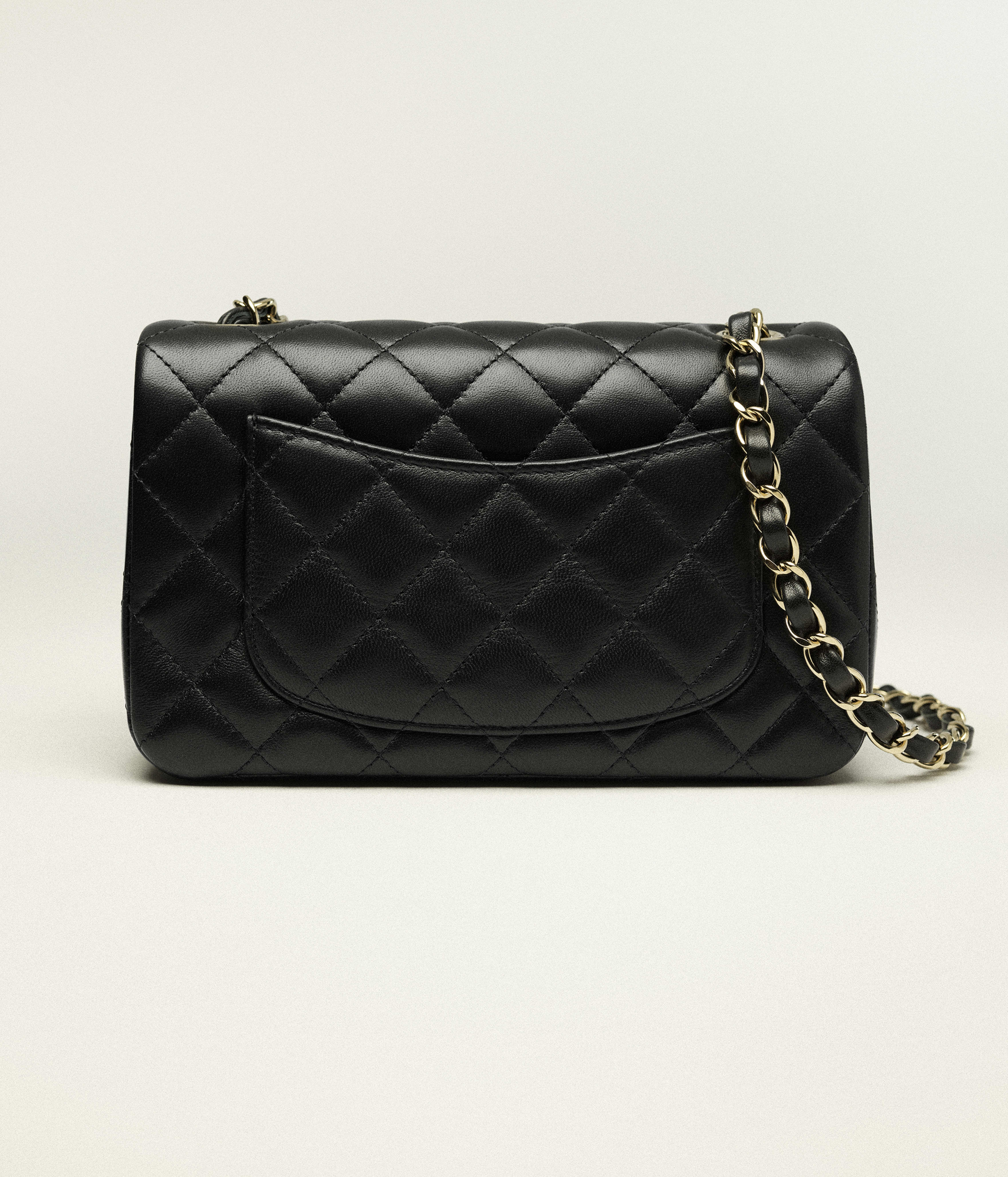 Chanel Mini Classic Bag Lambskin & Gold-Tone Metal Black A69900-Y04059-94305