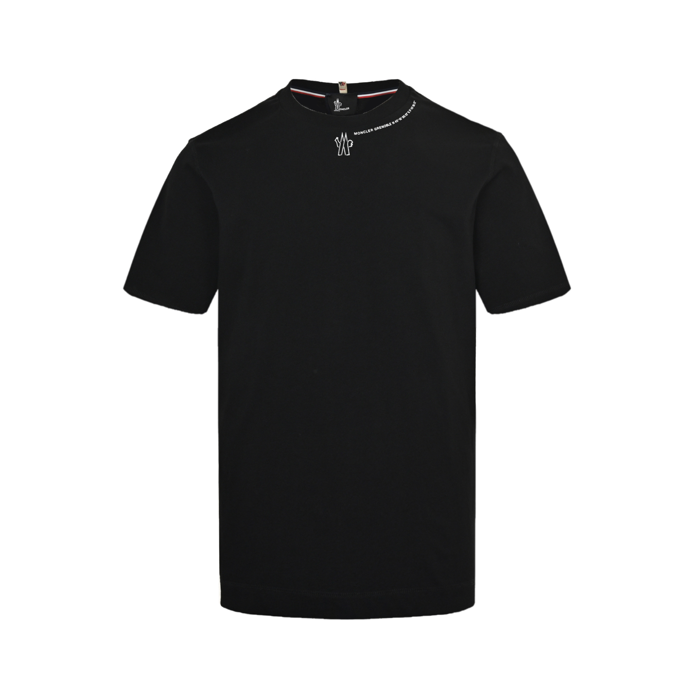 Moncler 25ss neckline lettering logo print short sleeves